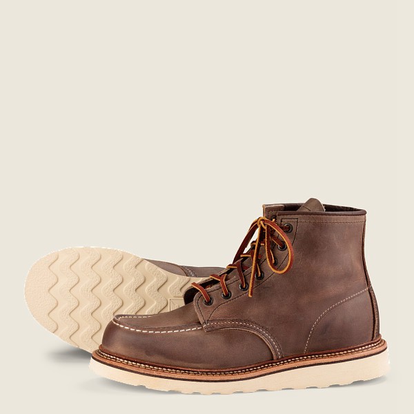 Red Wing Heritage Boots Classic Moc – 6-Inch Rough & Tough Læder - Khaki - Herre 5013-HCPRI